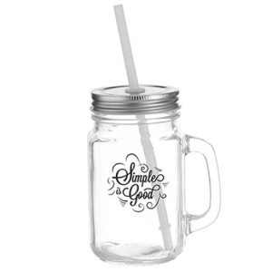 Transparent Mason jar