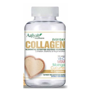 Everyday Collagen with Vitamin C, MSM, Moringa & Curcumin (90 Capsules)