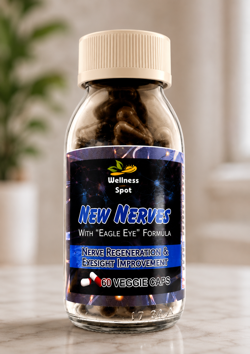 New Nerves Eagle Eye Formula – Brain & Nerve Support